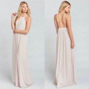 Show Me Your MuMu Blush Amanda Maxi Dress SMALL